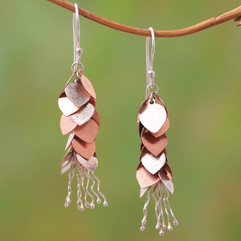 Bestselling Jewelry At Special Promotional Rates Bundles of Love Rose Gold Accented Sterling Silver Dangle Earrings Bestselling Jewelry At Special Promotional Rates Bundles of Love Rose Gold Accented Sterling Silver Dangle Earrings