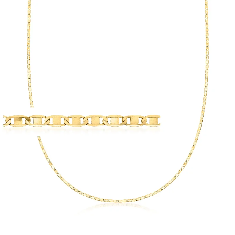 Elegant Jewelry, Affordable Luxury – Shop Now Canaria 1.75mm 10kt Yellow Gold Mariner-Link Necklace