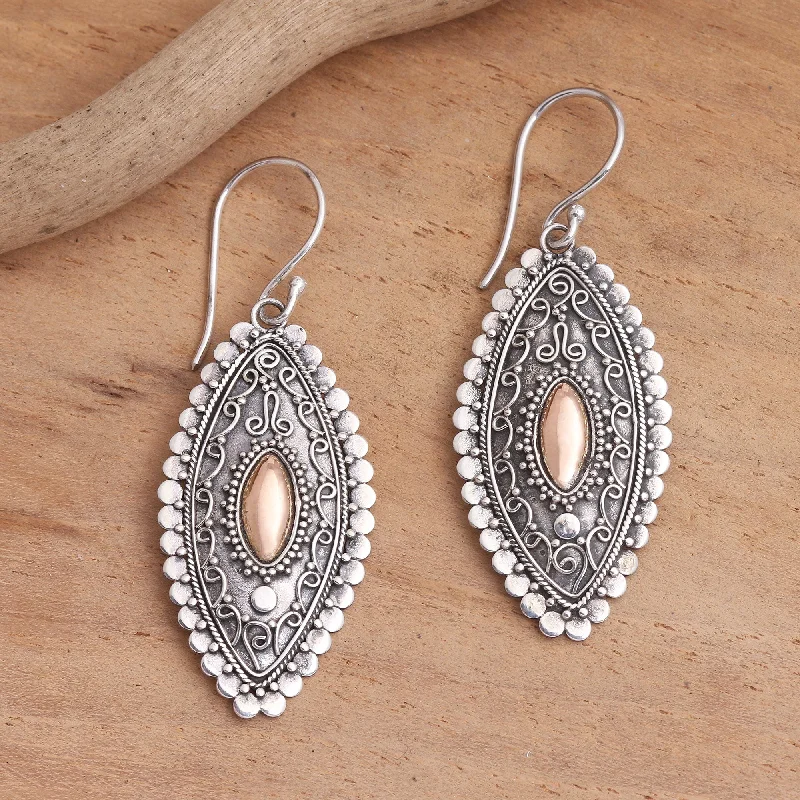 Best Jewelry Deals – Shop Premium Pieces At Great Prices Canoe Gold Plated Sterling Silver Balinese Dangle Earrings