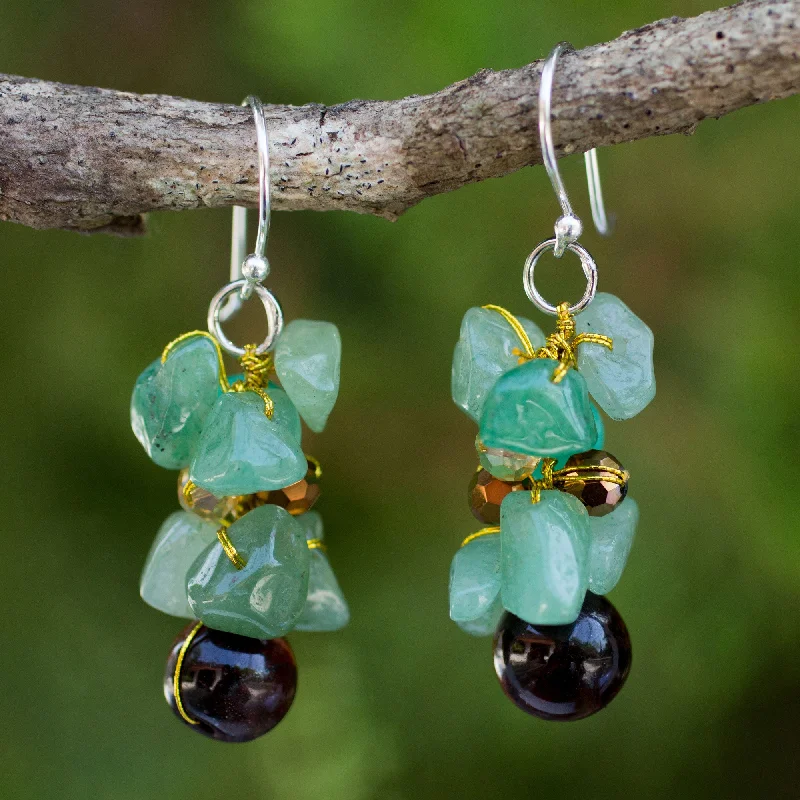 Bold And Beautiful Jewelry Now At Irresistible Prices Chiang Mai Melody Sterling Silver & Gemstone Earrings