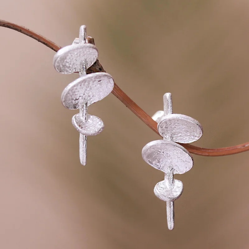 Affordable Luxury Jewelry For Every Occasion Contemporary Forms Abstract Modern Sterling Silver Drop Earrings from Bali Affordable Luxury Jewelry For Every Occasion Contemporary Forms Abstract Modern Sterling Silver Drop Earrings from Bali
