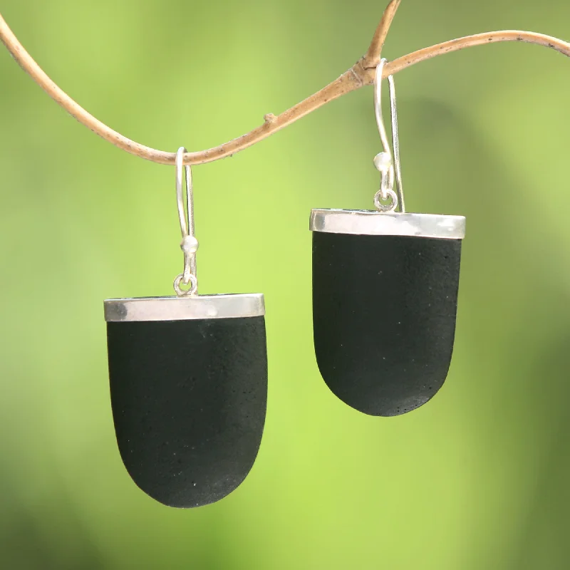 Sparkle More For Less – Jewelry Sale Happening Now Dark Empress Sterling Silver and Black Lava Stone Dangle Earrings Sparkle More For Less – Jewelry Sale Happening Now Dark Empress Sterling Silver and Black Lava Stone Dangle Earrings