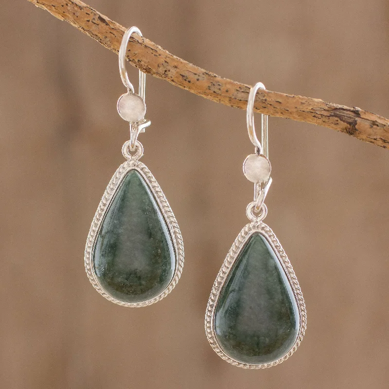 Exclusive Jewelry Bundles At Discounted Prices Dark Green Sacred Quetzal Dangle Earrings