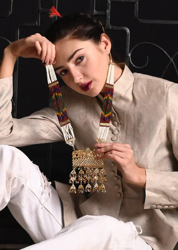 Elegant Jewelry Pieces At Unbelievable Prices Odette Women Elite Multicolor Rani Haar Necklace Set Elegant Jewelry Pieces At Unbelievable Prices Odette Women Elite Multicolor Rani Haar Necklace Set