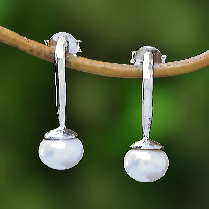 Trending Jewelry Styles Now At Limited-Time Discounts Goddess Teardrops White Cultured Pearl Drop Earrings from Bali Trending Jewelry Styles Now At Limited-Time Discounts Goddess Teardrops White Cultured Pearl Drop Earrings from Bali