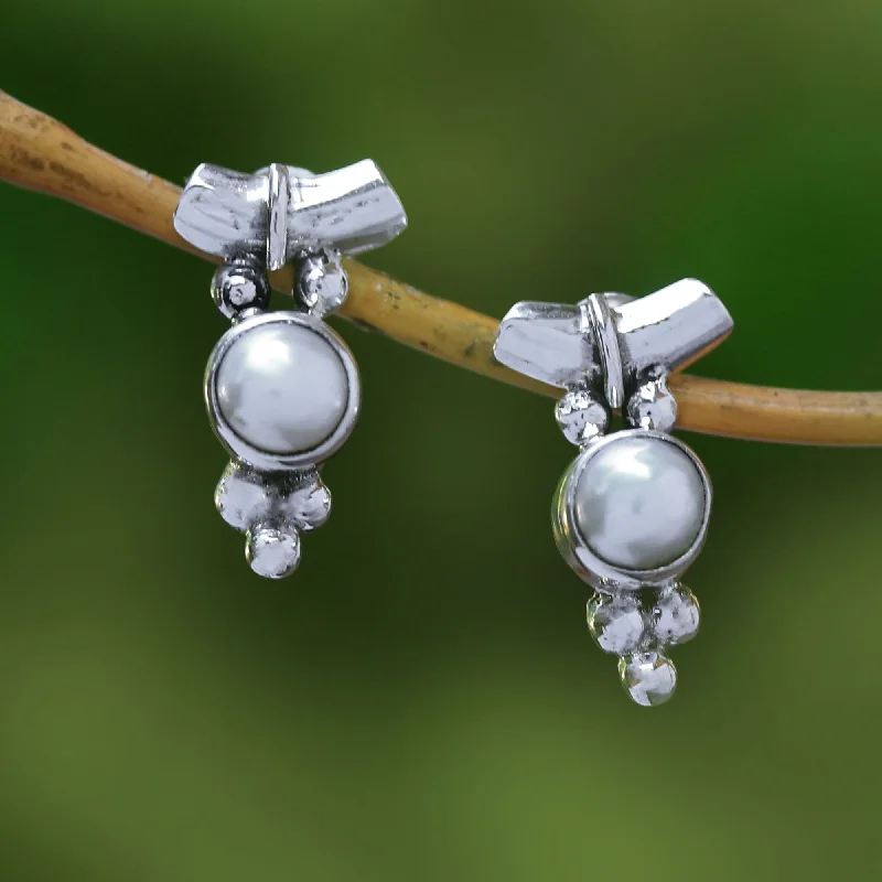 Don't Miss Our Biggest Jewelry Sale Of The Season God's Grapes Dot Motif Cultured Pearl Drop Earrings from Bali Don't Miss Our Biggest Jewelry Sale Of The Season God's Grapes Dot Motif Cultured Pearl Drop Earrings from Bali