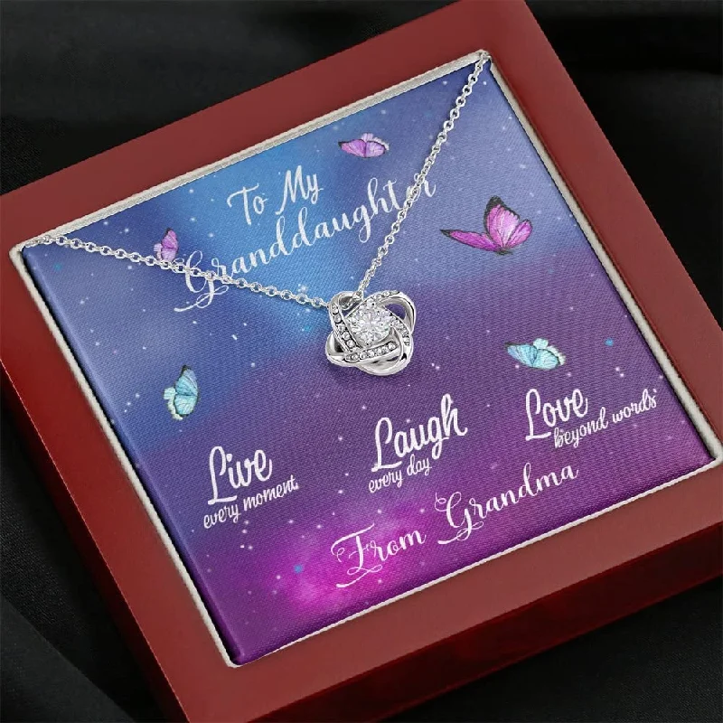 Luxury Handcrafted Jewelry For Elegant Looks Handmade Necklace Message Card Jewelry Message Necklace To my Granddaughter Gift for Granddaughter from Grandma Luxury Handcrafted Jewelry For Elegant Looks Handmade Necklace Message Card Jewelry Message Necklace To my Granddaughter Gift for Granddaughter from Grandma