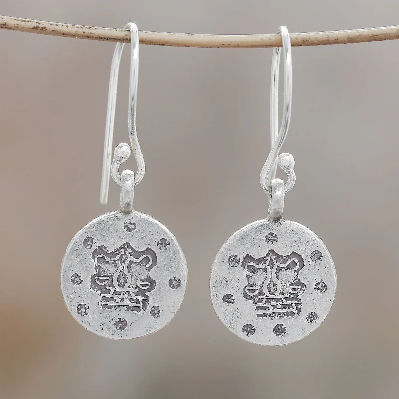 Huge Markdowns On Premium Jewelry Styles Karen Libra Karen Silver Libra Dangle Earrings from Thailand Huge Markdowns On Premium Jewelry Styles Karen Libra Karen Silver Libra Dangle Earrings from Thailand