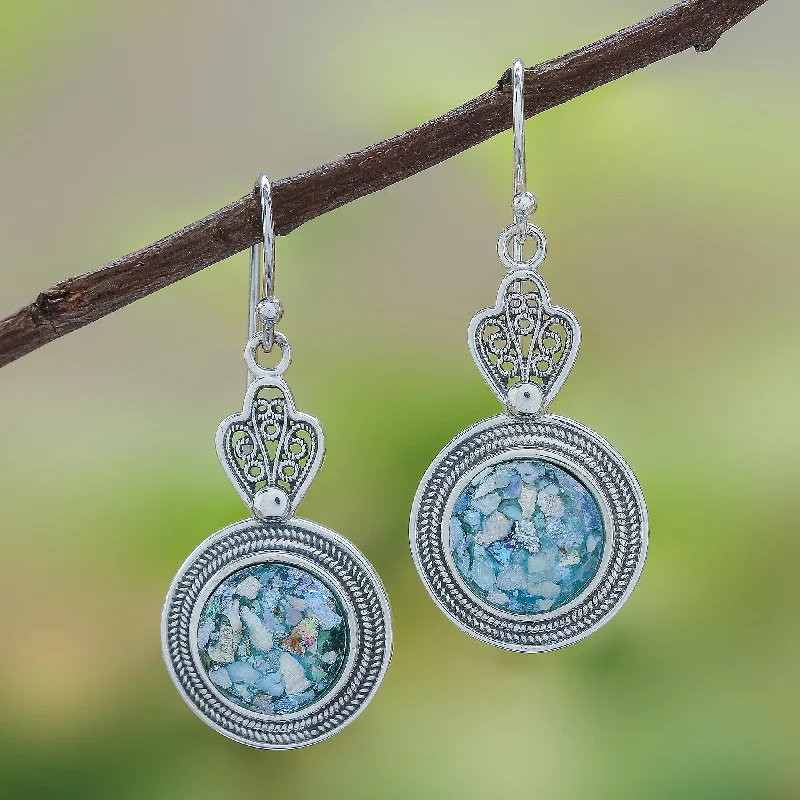 Premium Jewelry Now Available At Special Discounts Mesmerizing Color Handcrafted Thai Sterling Silver and Roman Glass Earrings Premium Jewelry Now Available At Special Discounts Mesmerizing Color Handcrafted Thai Sterling Silver and Roman Glass Earrings