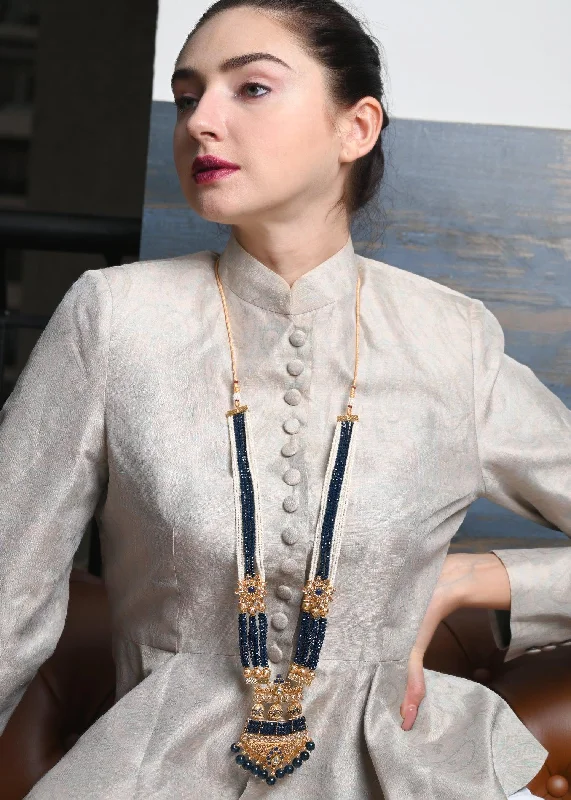 Grab Your Dream Jewelry At The Lowest Prices Odette Women Midnight Blue Rani Necklace Set Grab Your Dream Jewelry At The Lowest Prices Odette Women Midnight Blue Rani Necklace Set