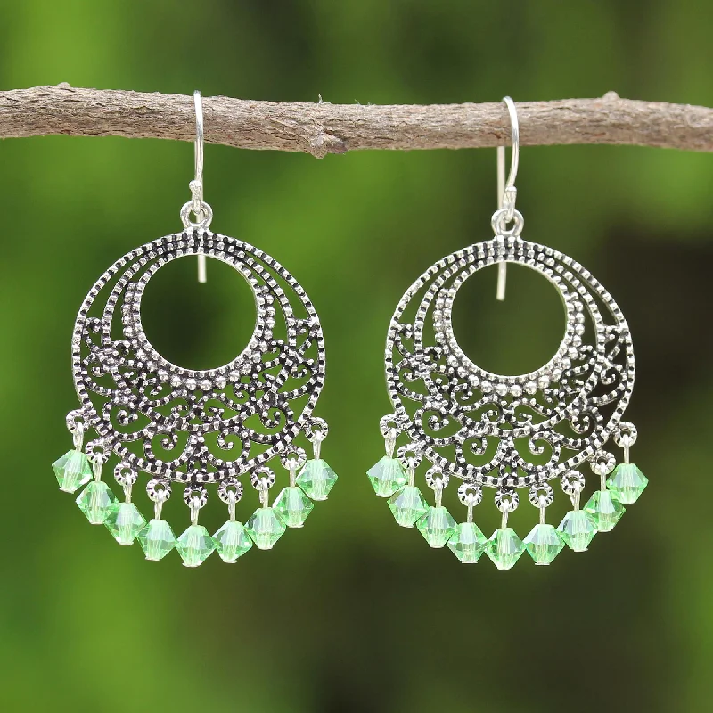Big Discounts On Elegant Jewelry Collections Moroccan Mint Sterling Silver Beaded Earrings