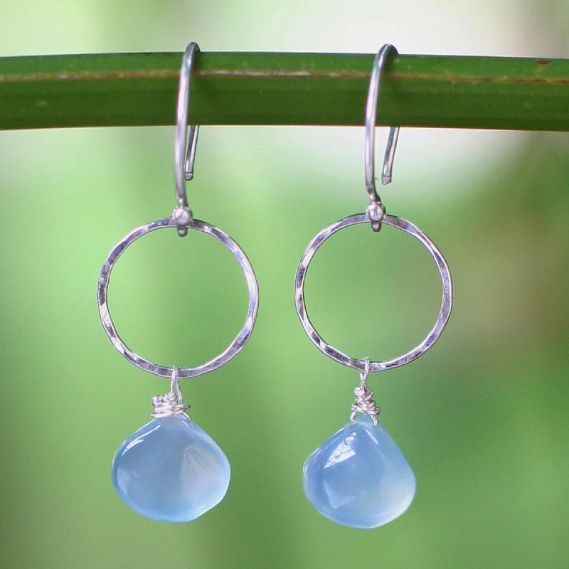 Shop Fine Jewelry With Amazing Deals Mystic Solo Sterling Silver Dangle Earrings