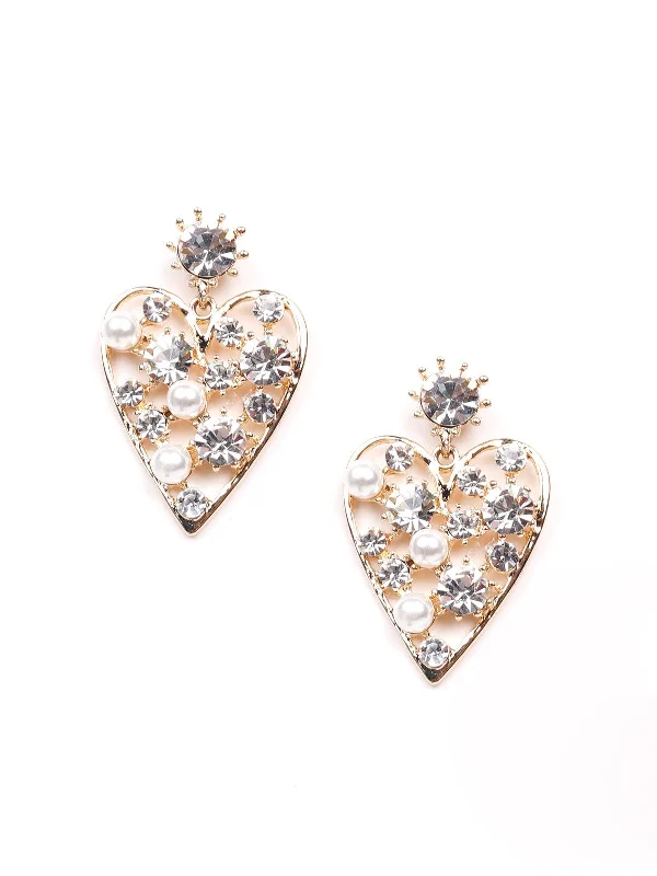 Fashion-Forward Geometric Jewelry For Contemporary Style Odette Women White Metal Earrings Fashion-Forward Geometric Jewelry For Contemporary Style Odette Women White Metal Earrings