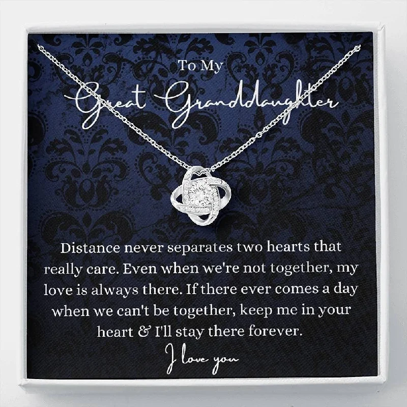 Handmade Pearl Jewelry For Timeless Elegance Personalized Gift - Love Knot To My Great Granddaughter Gift For Great Granddaughter Birthday Necklace From Great Handmade Pearl Jewelry For Timeless Elegance Personalized Gift - Love Knot To My Great Granddaughter Gift For Great Granddaughter Birthday Necklace From Great
