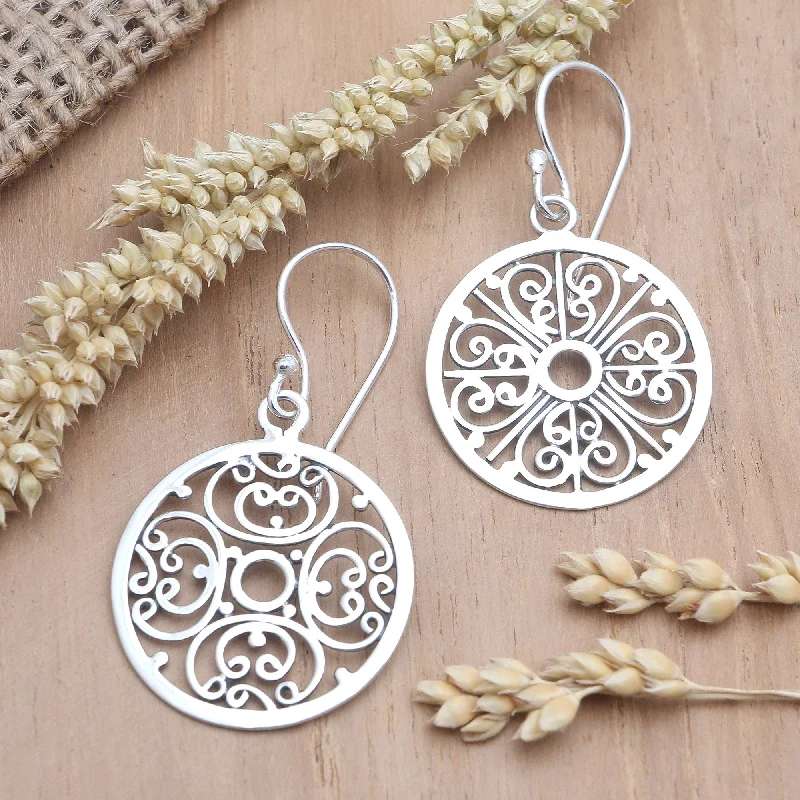 Make Your Outfit Shine With Discounted Jewelry Pis Hand Made Balinese Sterling Silver Dangle Earrings