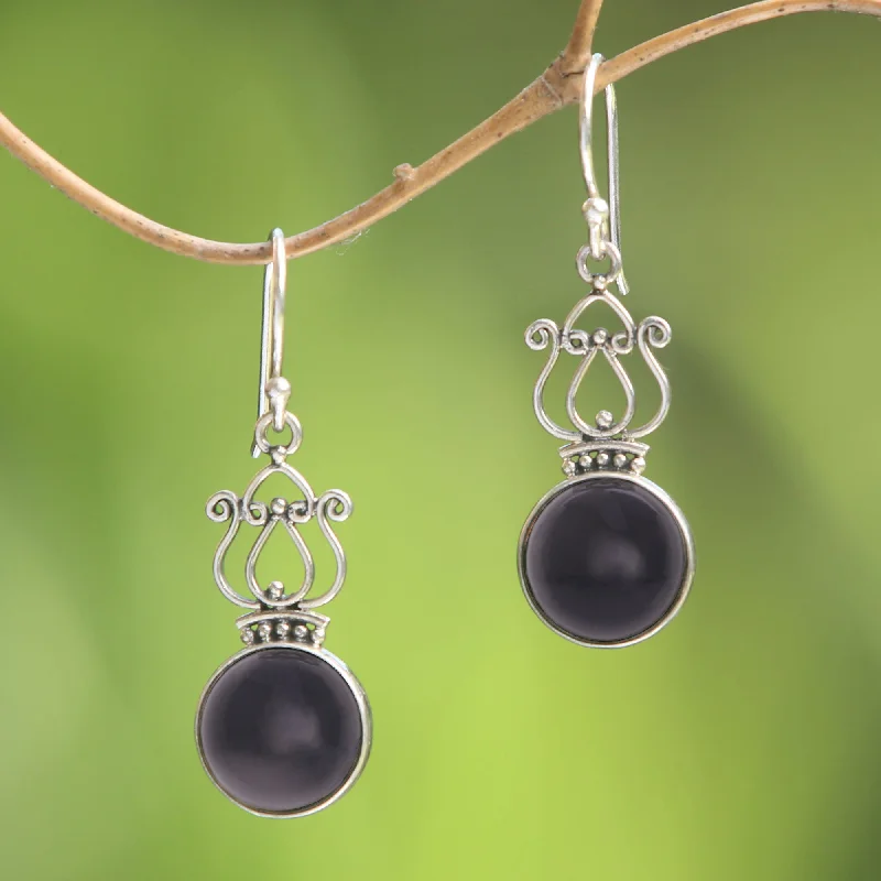 Shop Stylish Jewelry Now And Save Big Raven Queen Handcrafted Onyx and Sterling Silver Dangle Earrings Shop Stylish Jewelry Now And Save Big Raven Queen Handcrafted Onyx and Sterling Silver Dangle Earrings