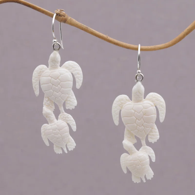 Sparkle On A Budget – Fine Jewelry For Less Sea Turtle Bond Dangle Earrings