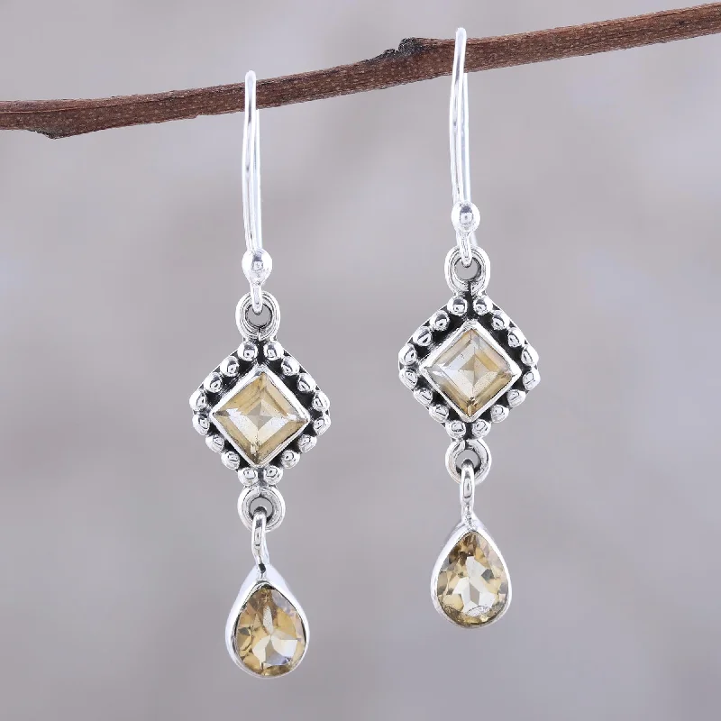 Shop Fine Jewelry With Exclusive Savings Shimmering Light Multi-Shape Citrine and Sterling Silver Dangle Earrings Shop Fine Jewelry With Exclusive Savings Shimmering Light Multi-Shape Citrine and Sterling Silver Dangle Earrings