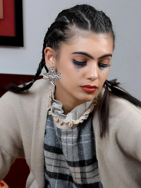 Get The Jewelry You Love At A Price You Love Odette Women Silver Metal Earrings