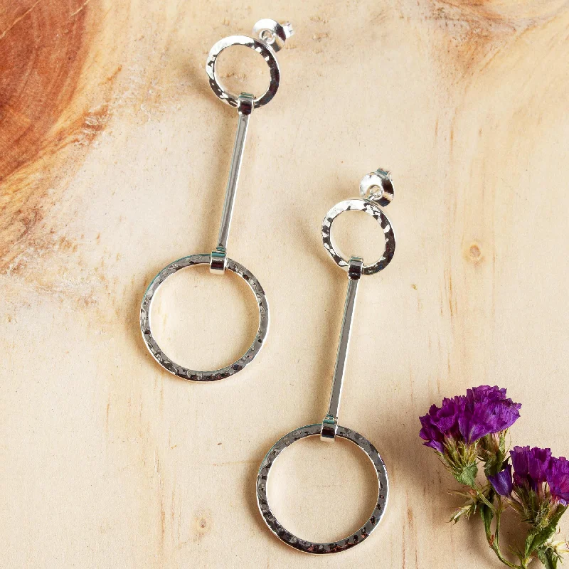 Shop Stylish Jewelry Now And Save Big Taxco Pendulums Modern Sterling Silver Earrings Crafted in Taxco