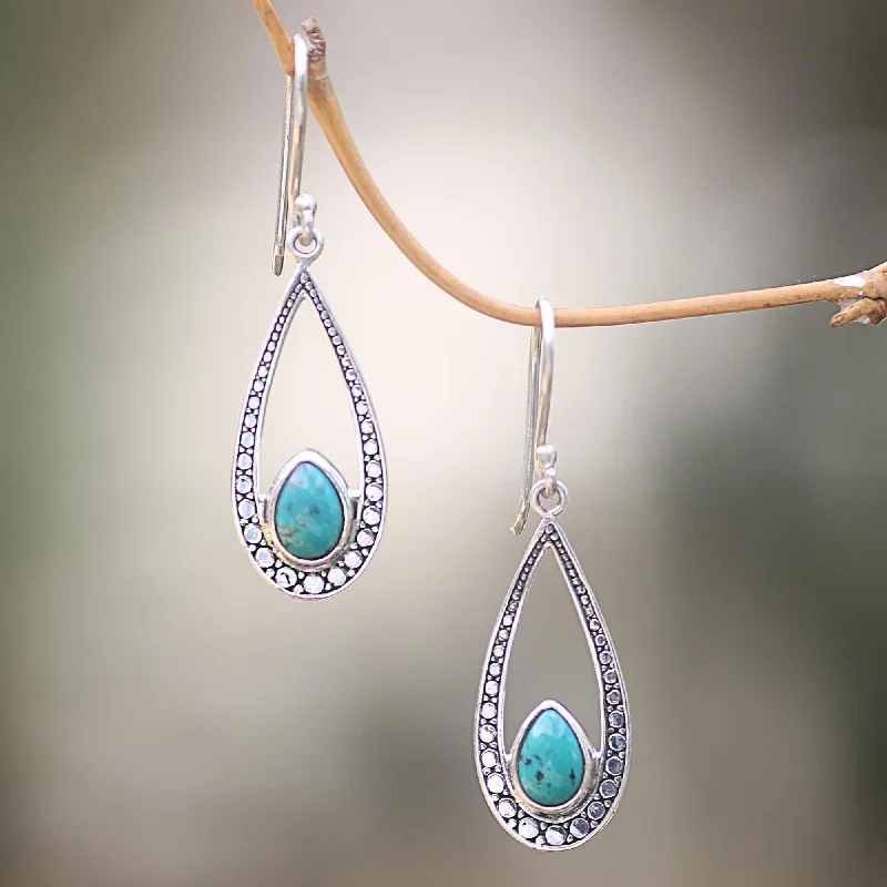 Buy More, Save More On Stunning Jewelry Designs Teardrop Bliss Teardrop Magnesite Dangle Earrings Crafted in Bali Buy More, Save More On Stunning Jewelry Designs Teardrop Bliss Teardrop Magnesite Dangle Earrings Crafted in Bali