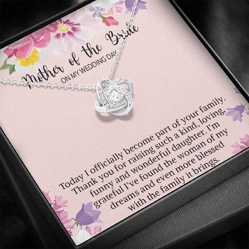 Affordable Luxury Jewelry For Every Occasion Wedding Necklace Gift Message Card Jewelry Handmade Necklace Wedding Gift for Mother of The Bride Necklace Mother of