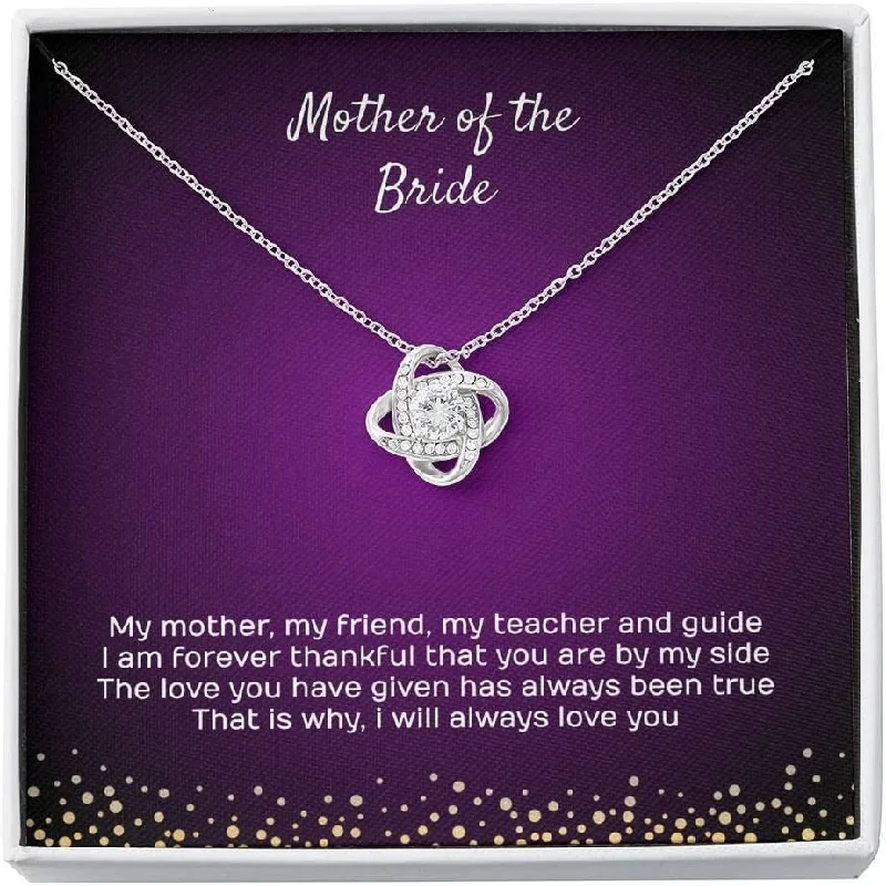 Eco-Friendly Sustainable Jewelry For Conscious Buyers Wedding Necklace Gift Message Card Jewelry - Personalized Gifts Handmade Necklace Mother of the Bride Wedding Day Gift