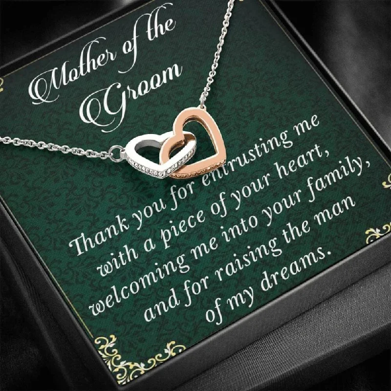 Shop Stylish Jewelry Now And Save Big Wedding Necklace Gift Mother Of The Groom Necklace From BrideMother In Law NecklaceGroom'S Mother Interlocking Hearts