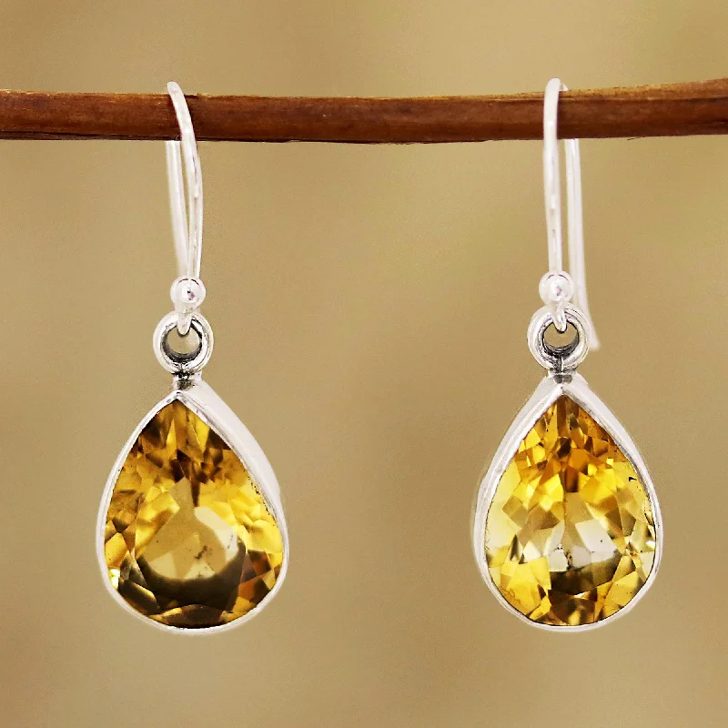 Exclusive Jewelry Offers – Sparkle For Less Yellow Glimmer 9-Carat Teardrop Citrine Dangle Earrings from India Exclusive Jewelry Offers – Sparkle For Less Yellow Glimmer 9-Carat Teardrop Citrine Dangle Earrings from India