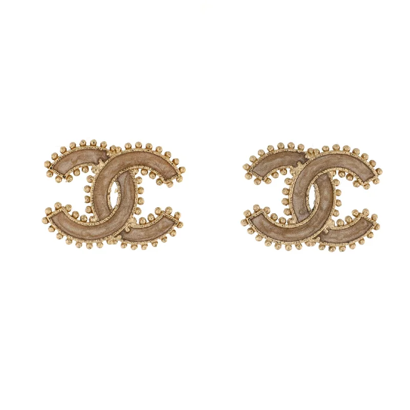 Chic And Stylish Jewelry At Exclusive Prices CC Dots Stud Earrings Metal with Enamel