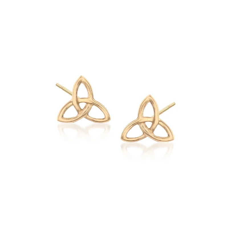 Sparkle More For Less – Jewelry Sale Happening Now Ross-Simons 18kt Yellow Gold Celtic Trinity Knot Stud Earrings