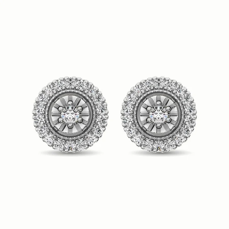 Get The Jewelry You Love At A Price You Love 10K White Gold 1/3 Ct.Tw. Diamond Stud Earrings