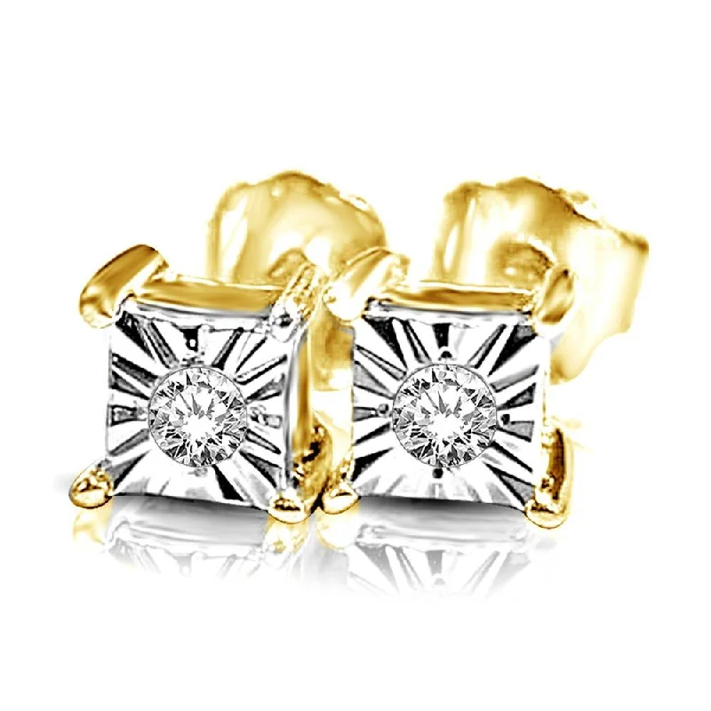 Shine In Style – Shop Jewelry Discounts Today 10K Yellow Gold 1/20 Ct.Tw. Diamond Stud Earrings