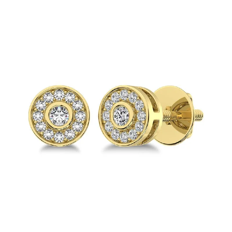 Once-A-Year Jewelry Deals – Shop Before They’Re Gone 10K Yellow Gold 1/6 Ct.Tw. Diamond Round Shape Stud Earrings