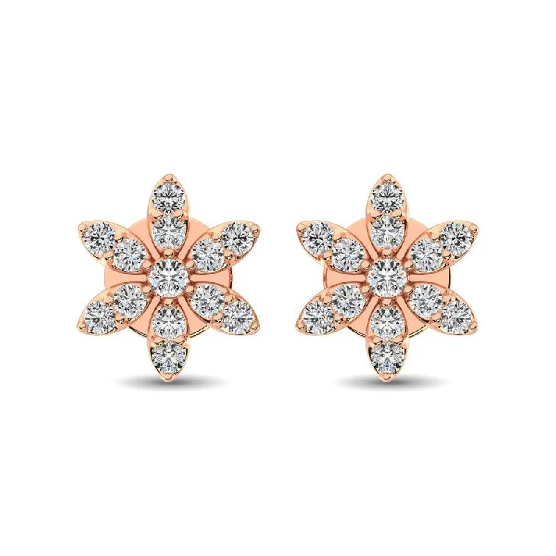 Seasonal Jewelry Clearance – Best Styles At The Lowest Prices Diamond 1/3 Ct.Tw. Flower Stud Earrings