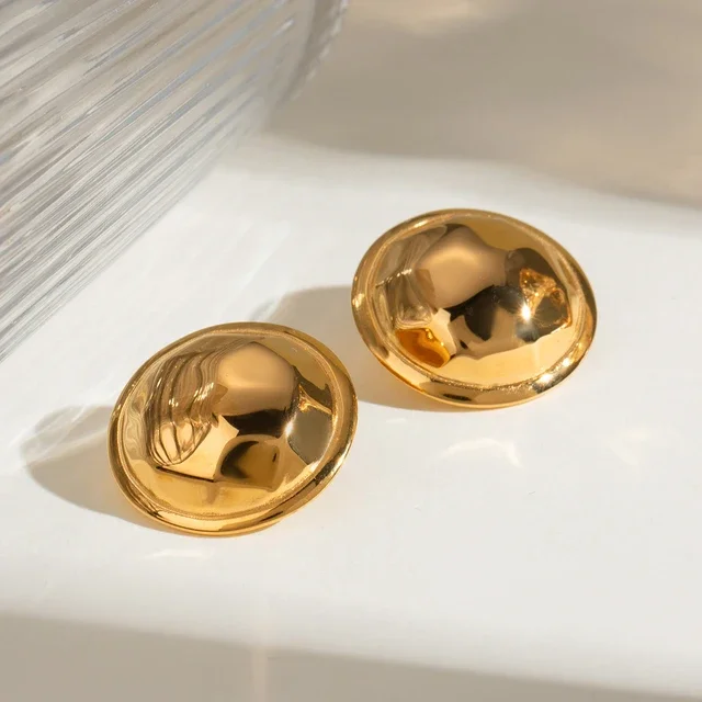 Your Dream Jewelry At Dream Prices Golden Duo Stud Earrings