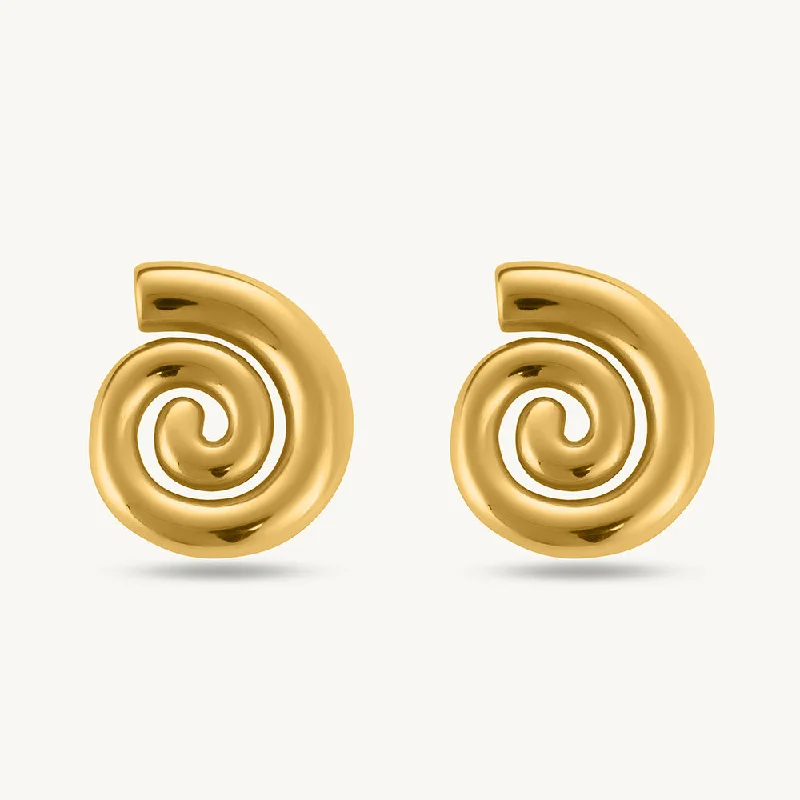 Best Jewelry Sale – Shop Exclusive Designs Now Modern Spiral Stud Earrings