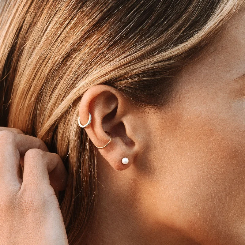 High-End Sparkle, Low-End Prices – Jewelry Sale Live Pearl Stud Earrings