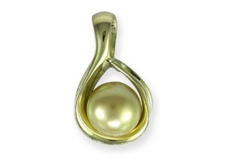 Shop Stylish Jewelry Now And Save Big Golden Pearl Pendant, Yellow Gold