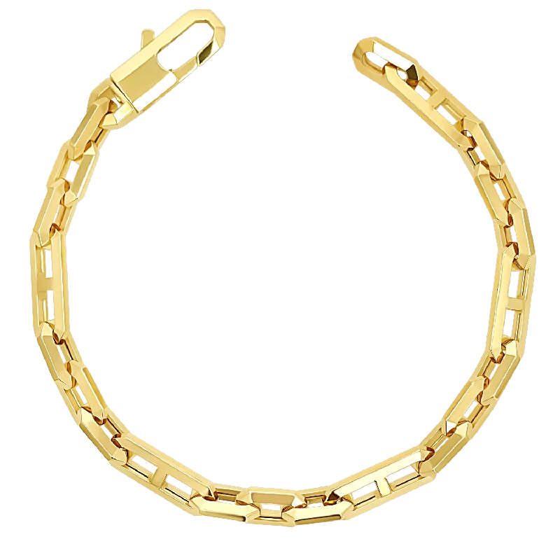 Seasonal Jewelry Sale – Upgrade Your Style Today Beveled Link Statement Chain Bracelet