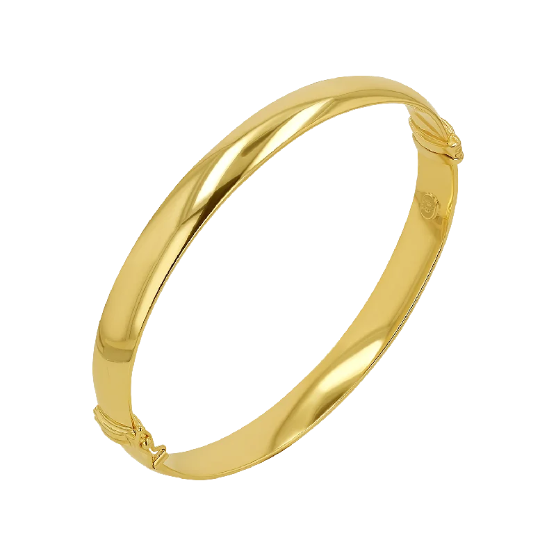 Chic And Stylish Jewelry At Exclusive Prices Chunky Hinged Bangle (7mm)