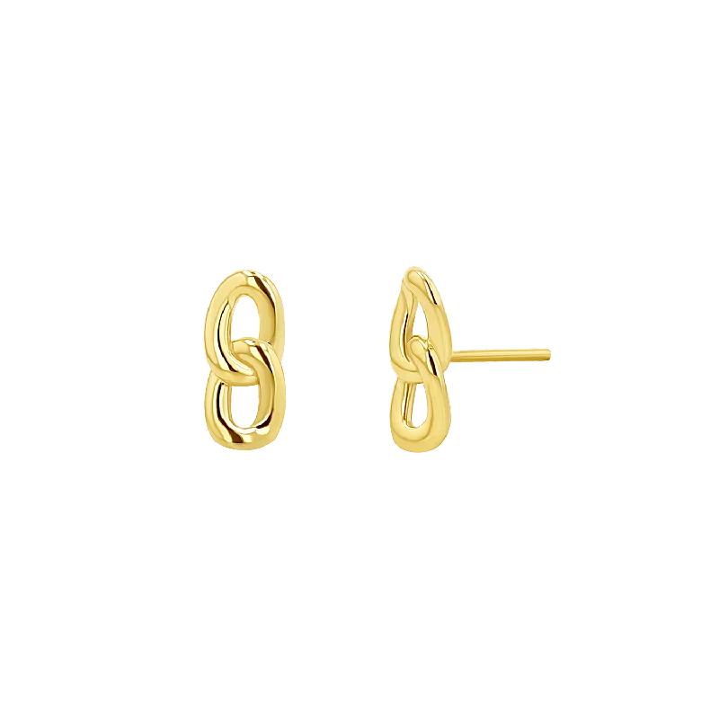 Stunning Jewelry At A Fraction Of The Price Cuban Curb Link Stud Earrings