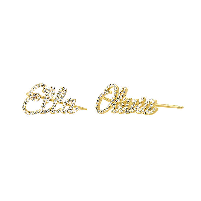 Jewelry Deals That Sparkle – Shop Today Diamond Personalized Name Ear Crawler