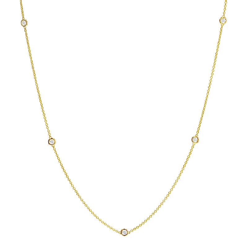Discounted Luxury Jewelry – Shine Without The Splurge Extra Long Diamond Strand Necklace