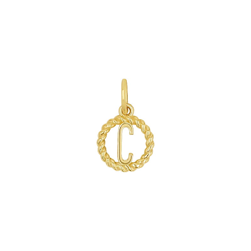 Shop Jewelry That Shines Without The High Price Initial Twist Medallion Charm