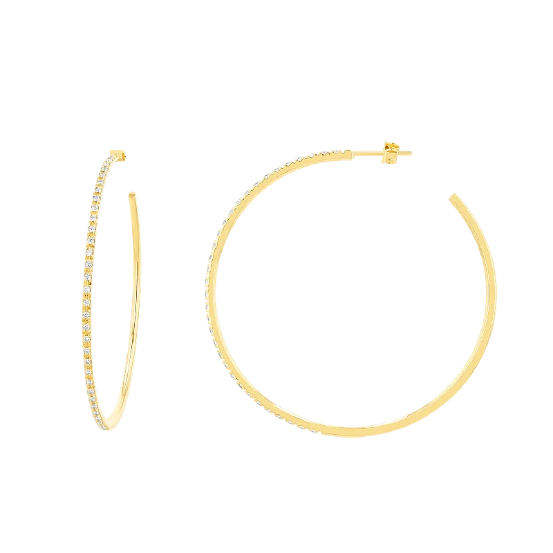 Limited-Time Jewelry Sale – Don't Miss These Deals Large Diamond Hoop Earrings