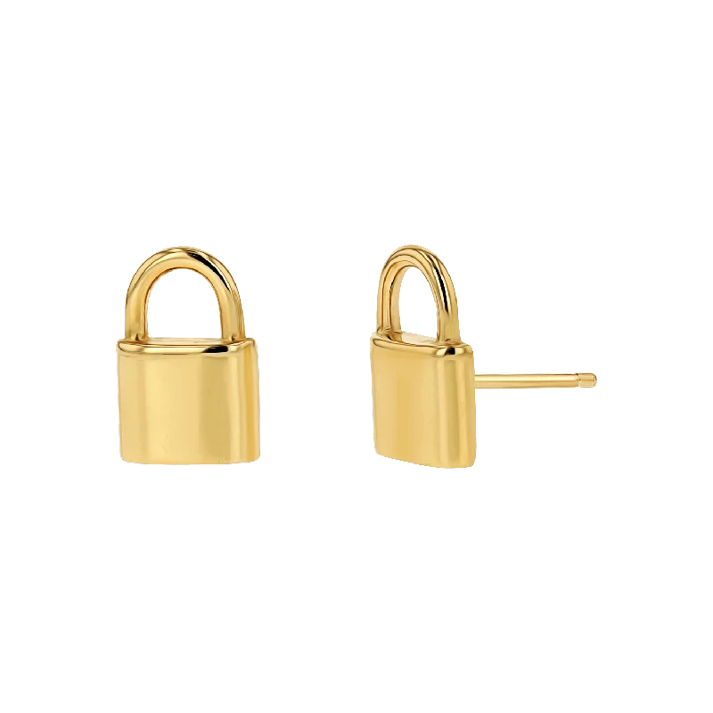 Unmissable Jewelry Sale – Shop Before It's Too Late Love Padlock Stud Earrings