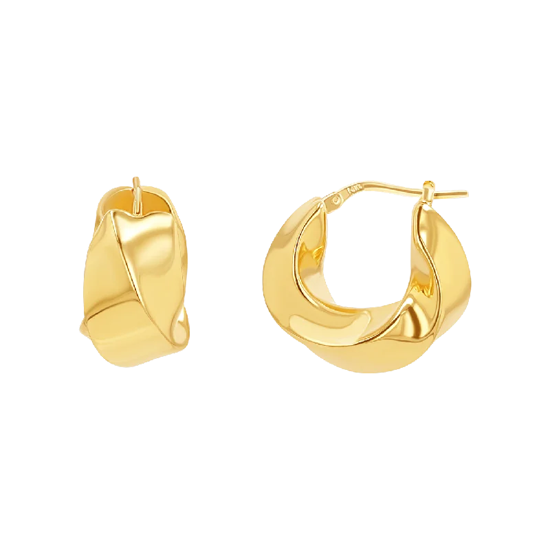 Personalized Jewelry Sale – Meaningful Gifts At Great Prices Thick Twist Hoop Earrings