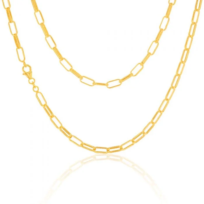 Premium Jewelry Now Available At Special Discounts 9 Carat Silverfilled Long Belcher 45cm Chain