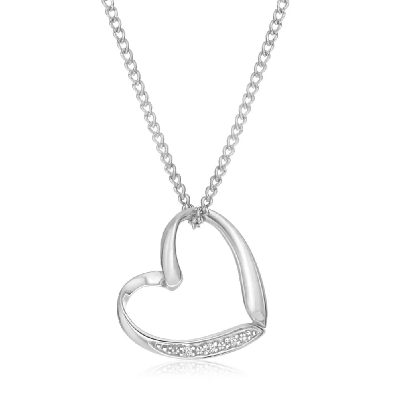 Unique Jewelry For Less – Shop The Sale Now 9ct Elegant White Gold Diamond Pendant